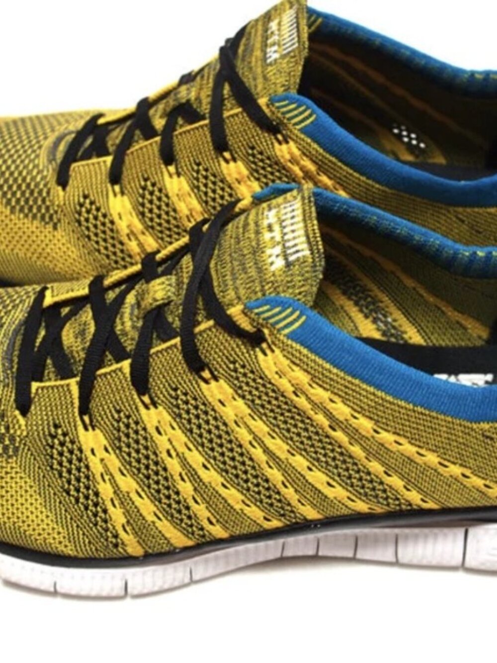NIKE Free Flyknit HTM Yellow nsw yellow tour SP light charcoal neo torquoise